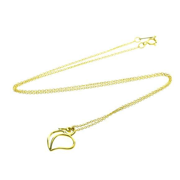 TIFFANY 18k Gold Heart Necklace